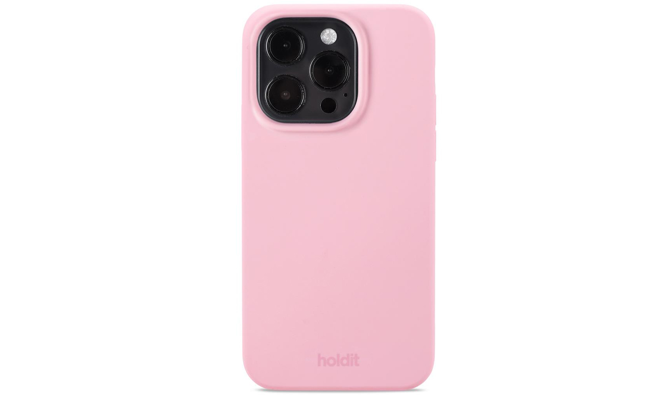 Etui Holdit Silicone Case iPhone 15 Pro Pink