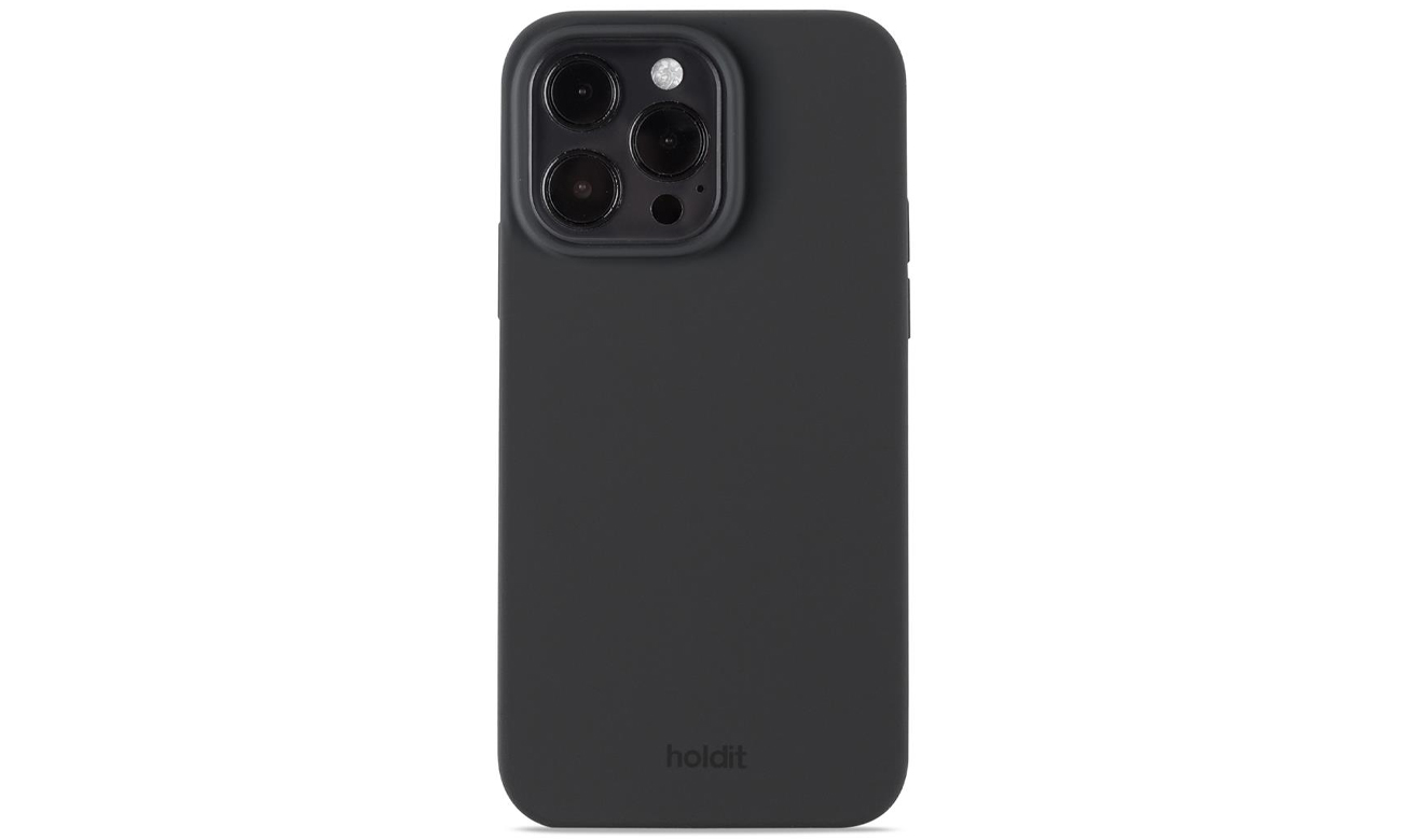 Etui Holdit Silicone Case iPhone 15 Pro Max Black