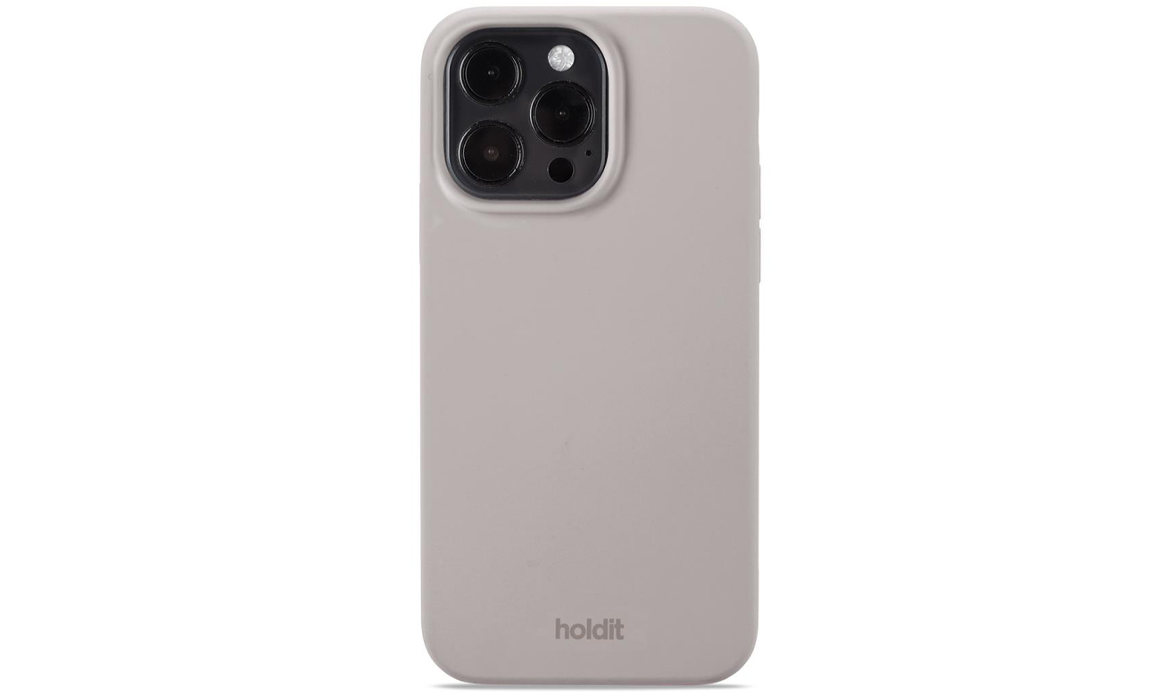 Etui Holdit Silicone Case iPhone 15 Pro Max Taupe