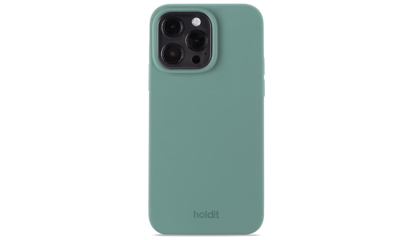 Etui Holdit Silicone Case iPhone 15 Pro Max Moss Green