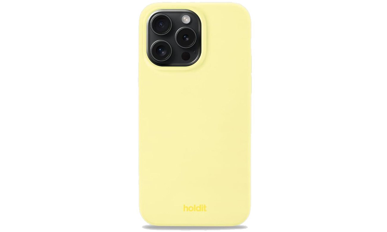 Etui Holdit Silicone Case iPhone 15 Pro Max Lemonade