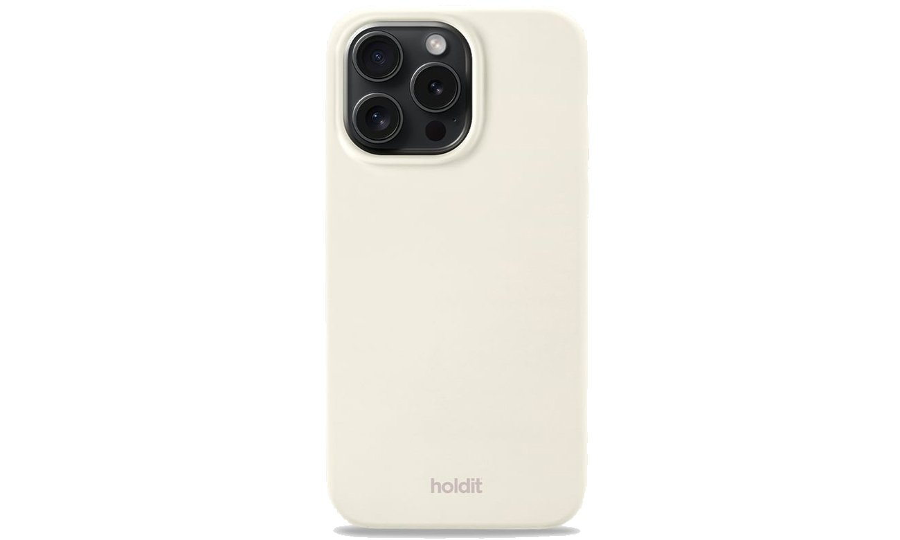 Etui Holdit Silicone Case iPhone 14 Pro Soft Linen