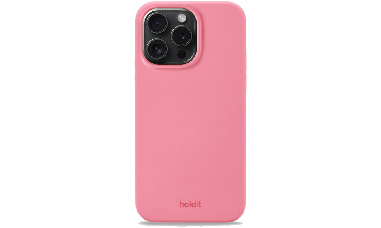 Etui Holdit Silicone Case iPhone 14 Pro Max Rouge Pink