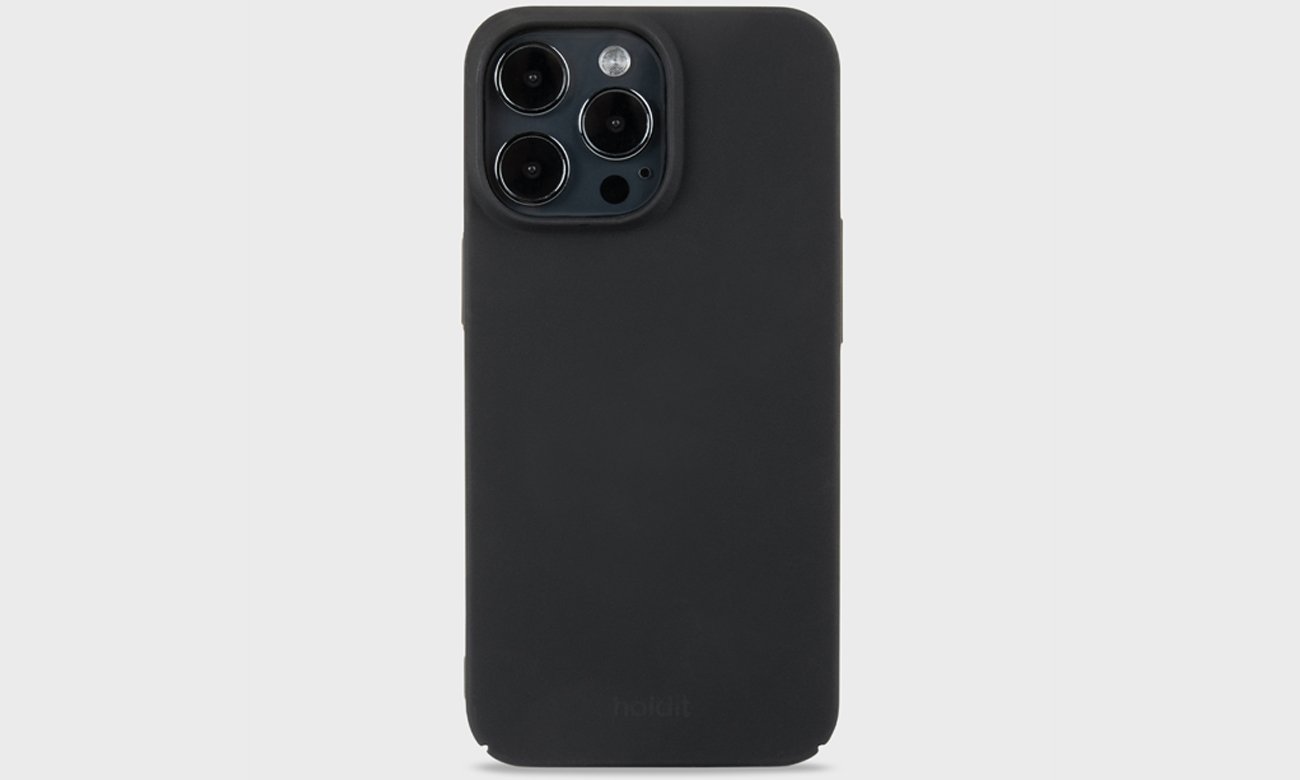 Holdit Slim Case für iPhone 13 Pro Schwarz