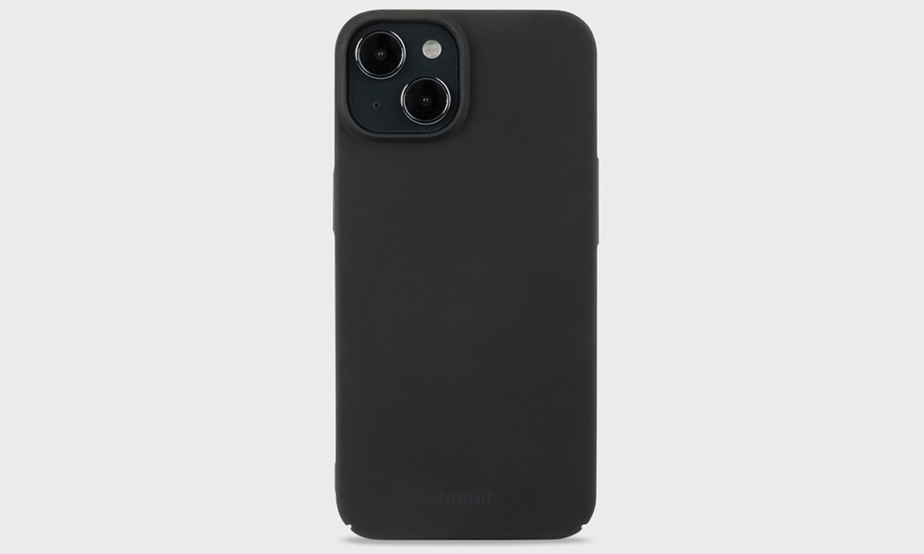 Holdit Slim Case für iPhone 14/13 Schwarz