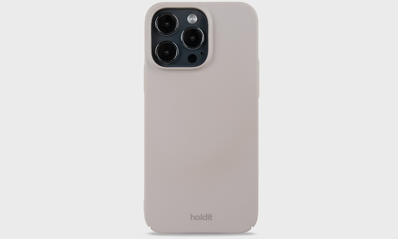 Holdit Slim Case für iPhone 14 Pro Max Taupe