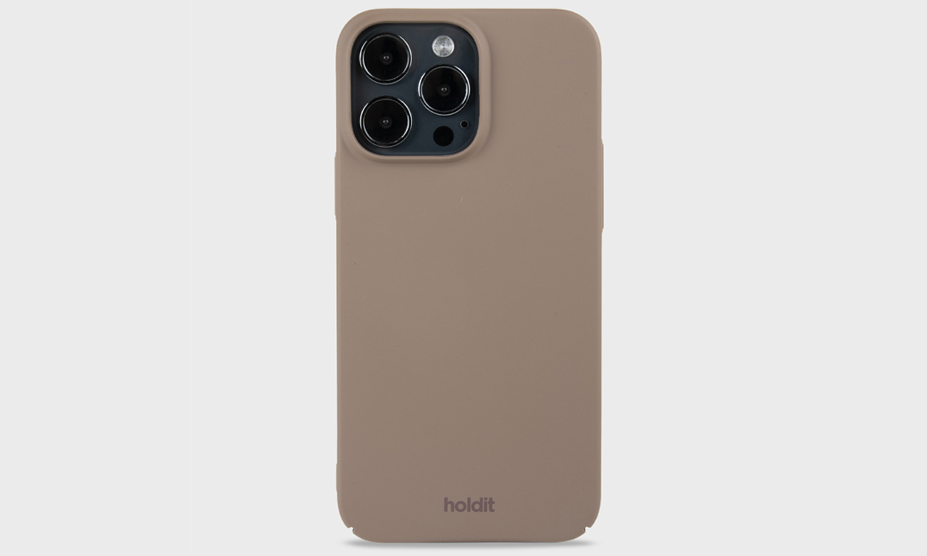 Holdit Slim Case für iPhone 14 Pro Max Mocha Brown