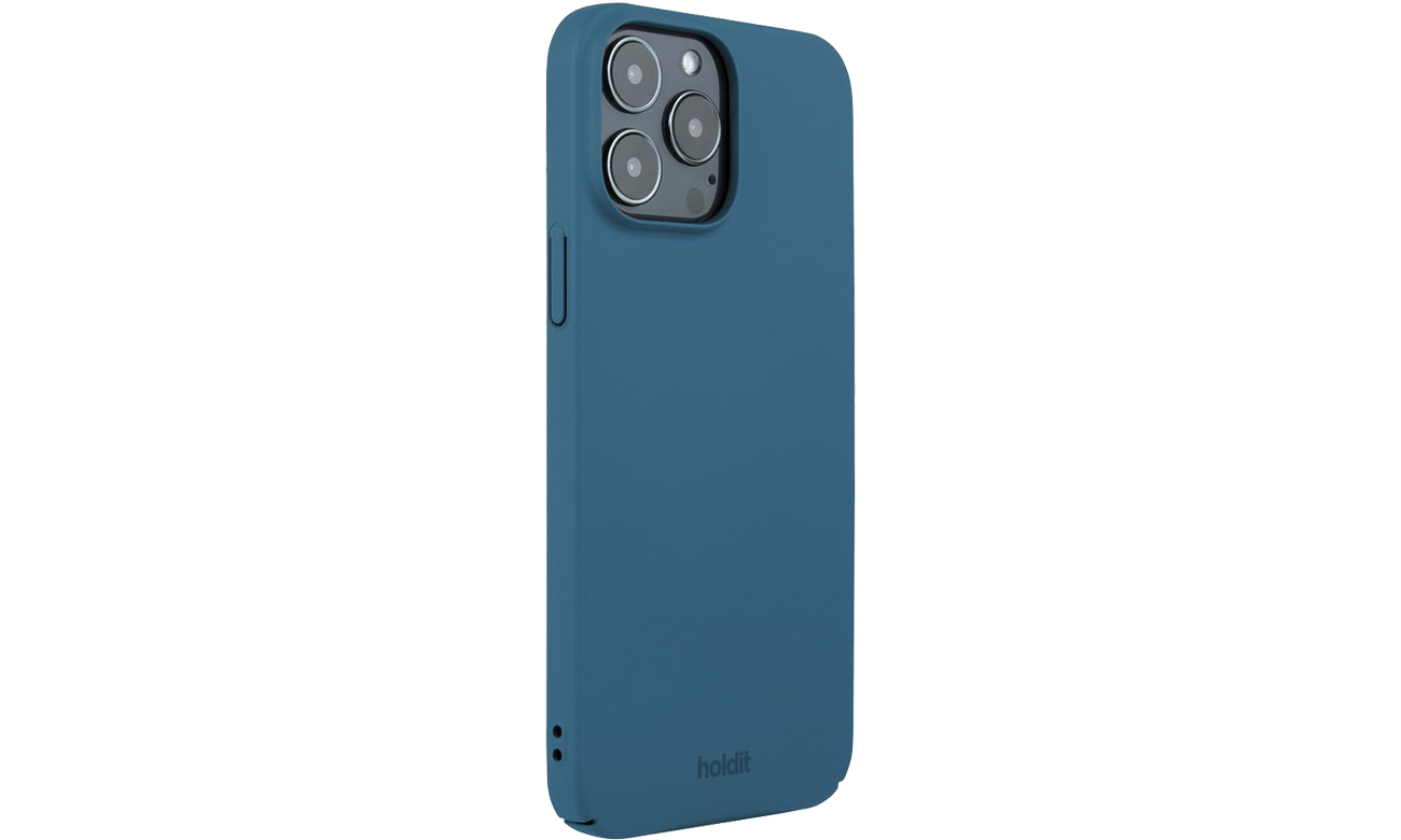 Holdit Slim Case iPhone 13 Pro Max Denim Blue