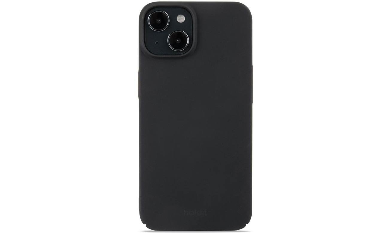 Holdit Slim Case für iPhone 15 Schwarz