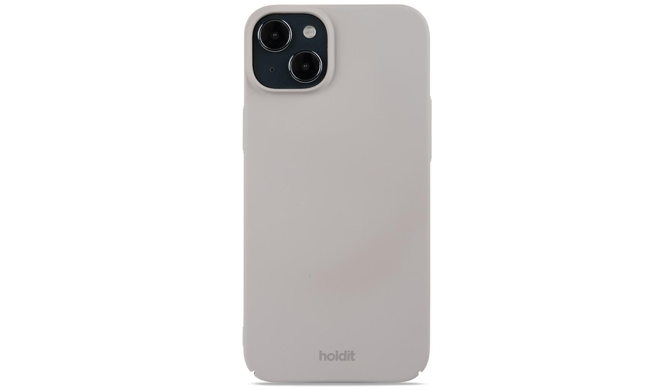 Holdit Slim Case für iPhone 15 Plus Taupe