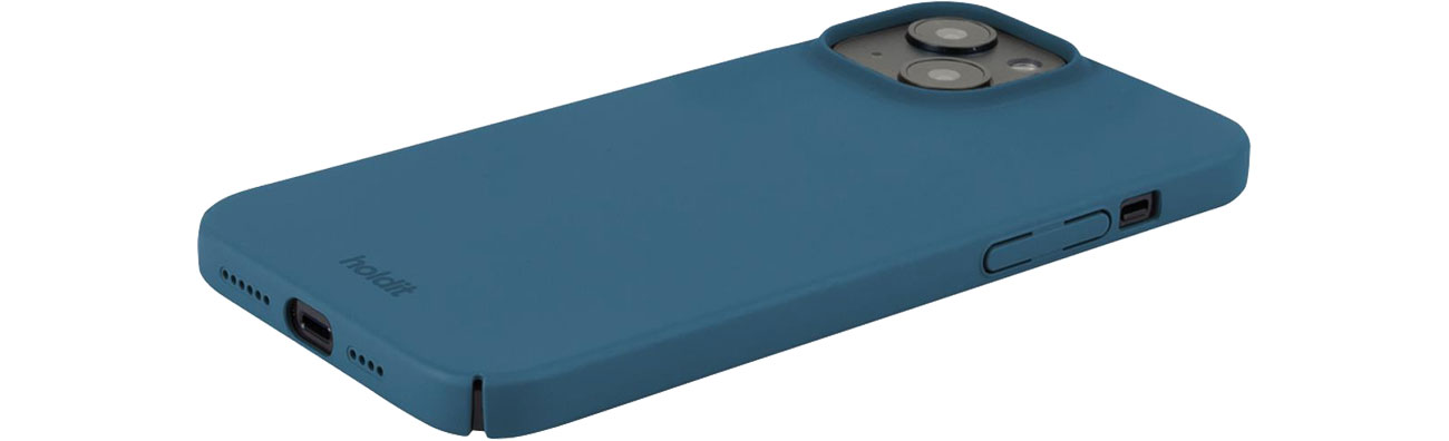 Holdit Slim Case iPhone 15 Plus Denim Blue