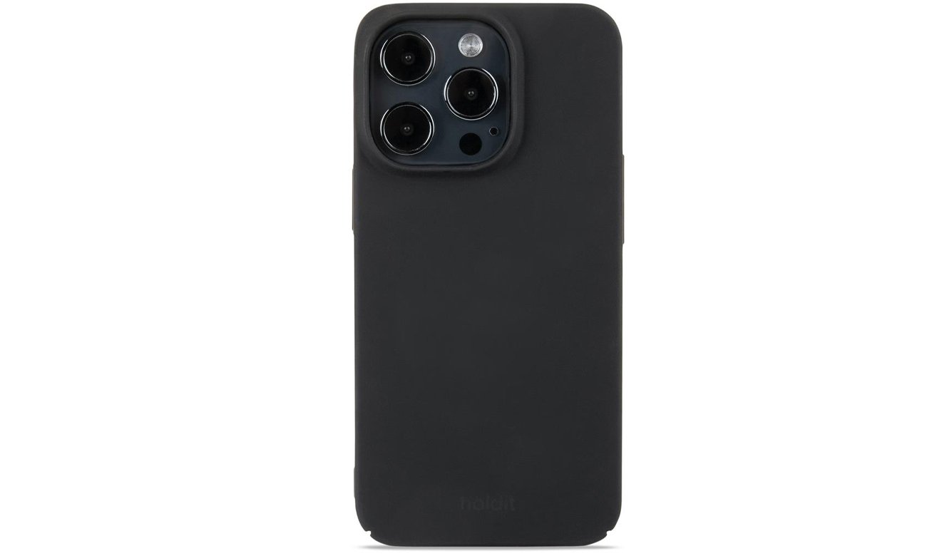 Holdit Slim Case für iPhone 15 Pro Schwarz