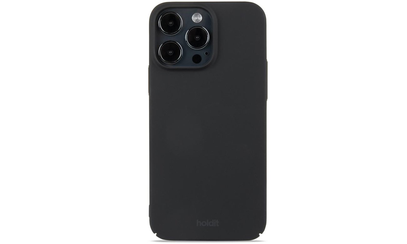 Holdit Slim Case für iPhone 15 Pro Max Schwarz