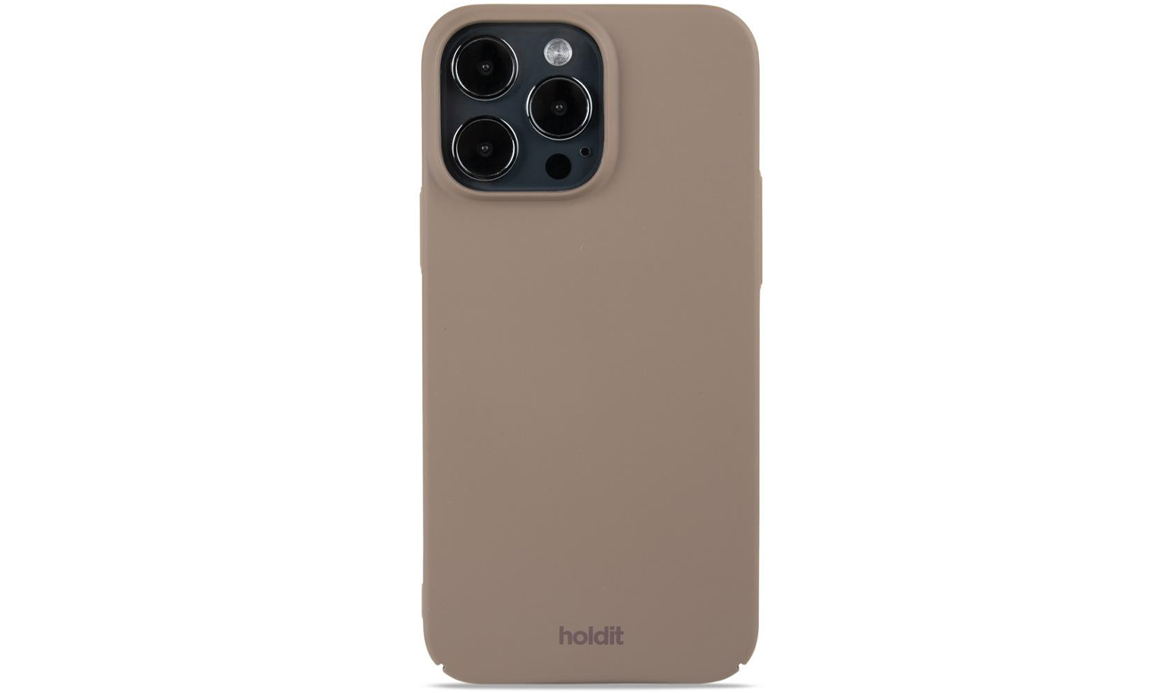 Holdit Slim Case für iPhone 15 Pro Max Mocha Brown