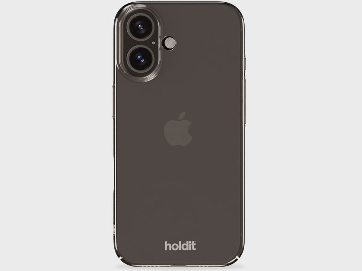 Holdit Slim Case iPhone 16 Transparent wygląd