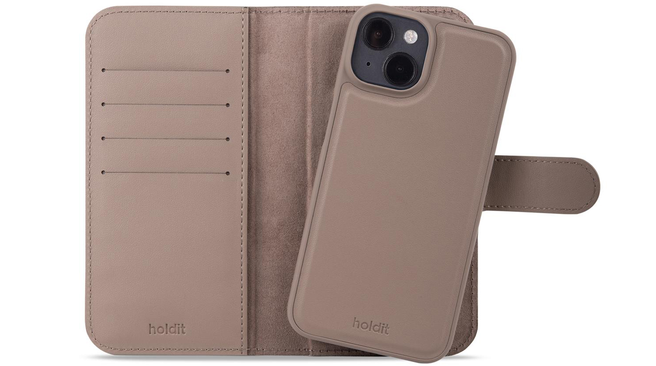 Etui Holdit Wallet Case Magnet Plus iPhone 15 Mocha Brown