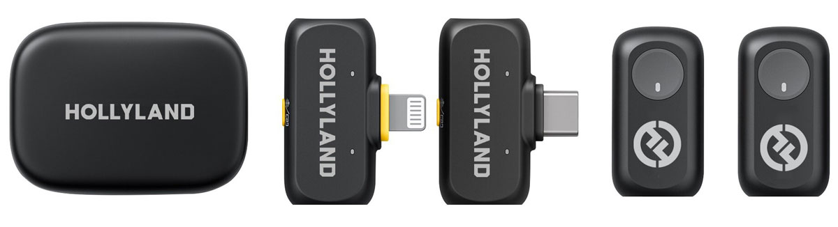 Zestaw mikrofonowy Hollyland Lark A1 Combo Space Gray - Zawartość zestawu