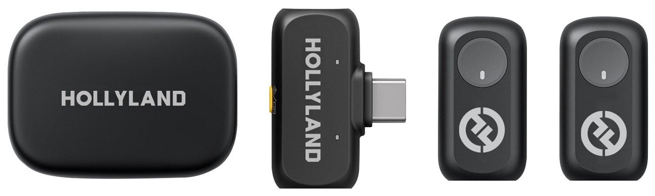 Zestaw mikrofonowy Hollyland Lark A1 Duo USB-C - Zawartość zestawu