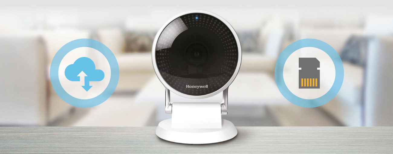Honeywell Lyric C2 Chmura i karta micro SD