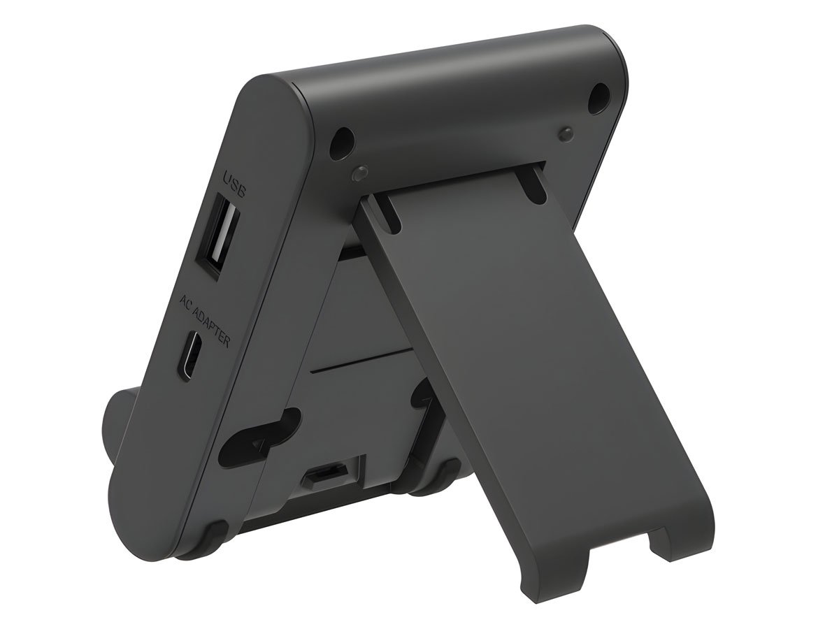 Podstawka Hori Dual USB PlayStand do Nintendo Switch 2 - Widok od tyłu pod kątem