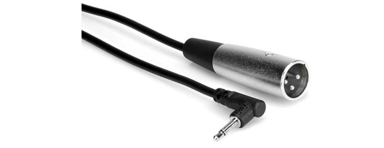 Hosa XLRm – TS R 3.5 mm, 1.5 m