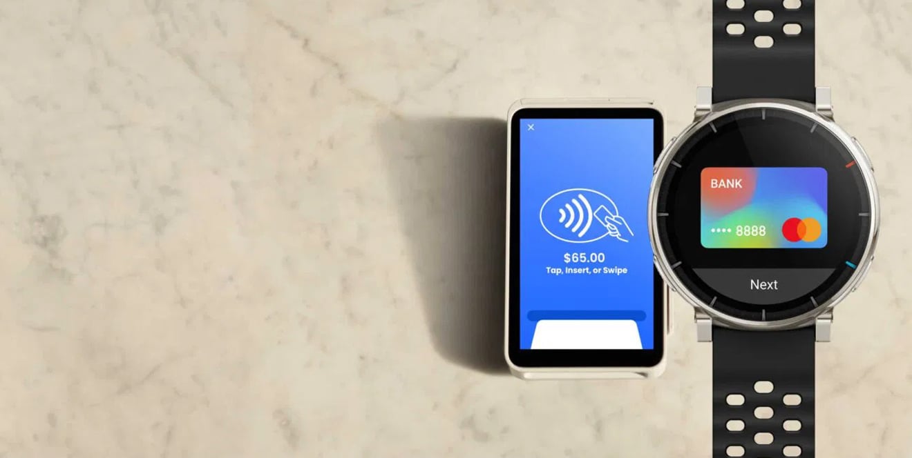 Płatność zbliżeniowa zegarkiem Amazfit Active 3 Premium