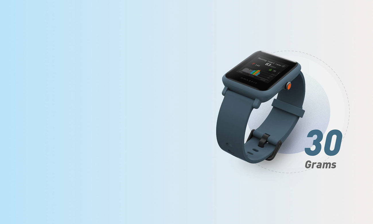 Huami Amazfit Bip S Lite lekkość
