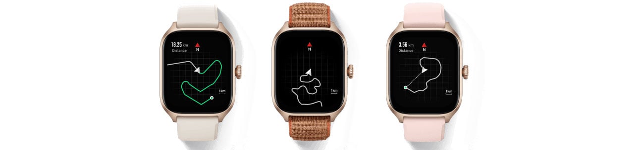 Huami Amazfit GTS 4 mapy