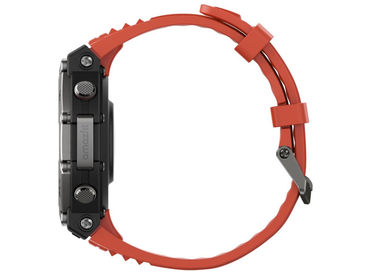 Smartwatch Huami Amazfit T-Rex 3 Lava Black - Widok z boku