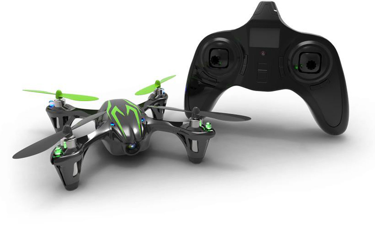 Dron Hubsan X4 H107C czarno-zielony
