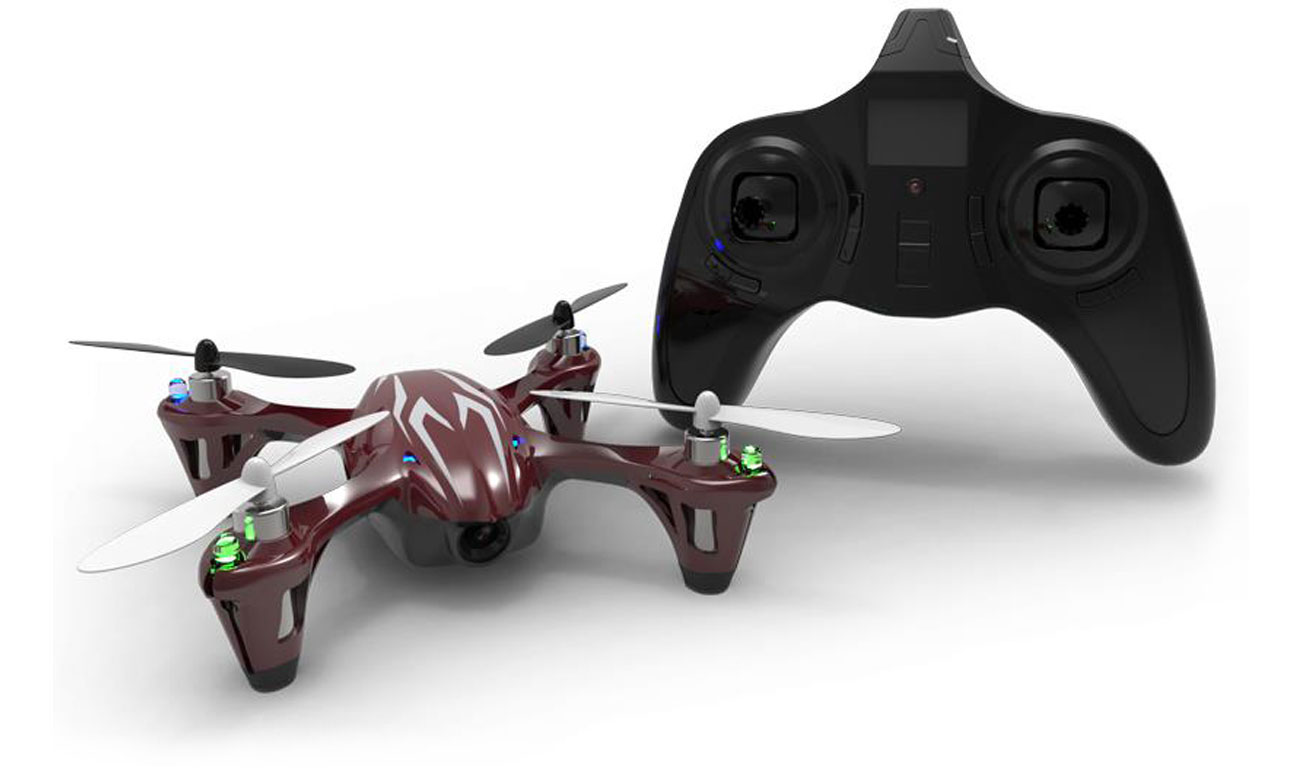 Dron Hubsan X4 H107C czerwono-szary