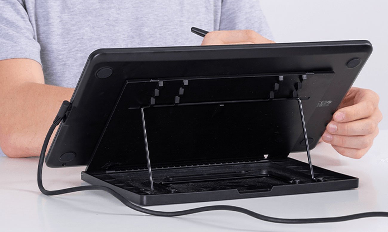 Podstawka Huion ST300 do tabletu graficznego - Grafika lifestyle