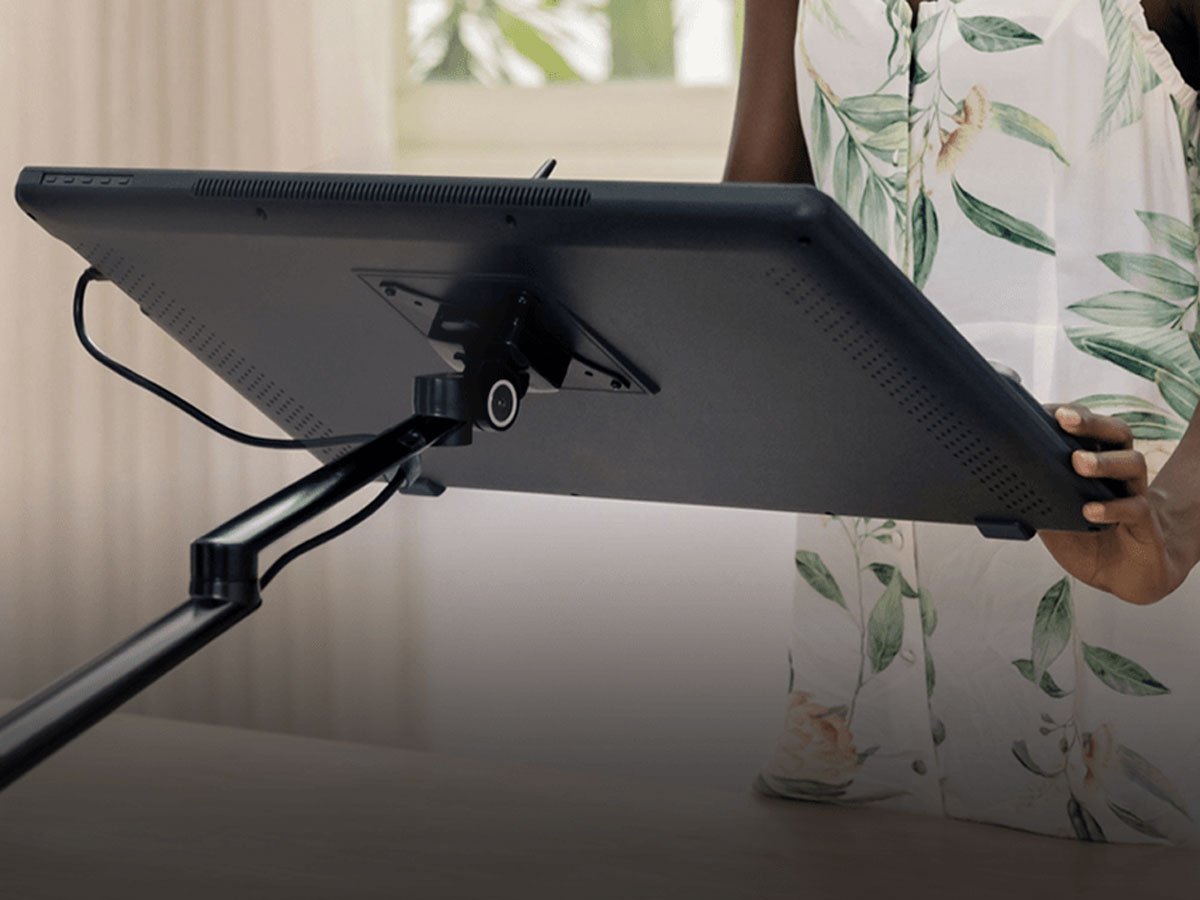 Pojedynczy uchwyt Huion ST410 do tabletu graficznego - Grafika lifestyle