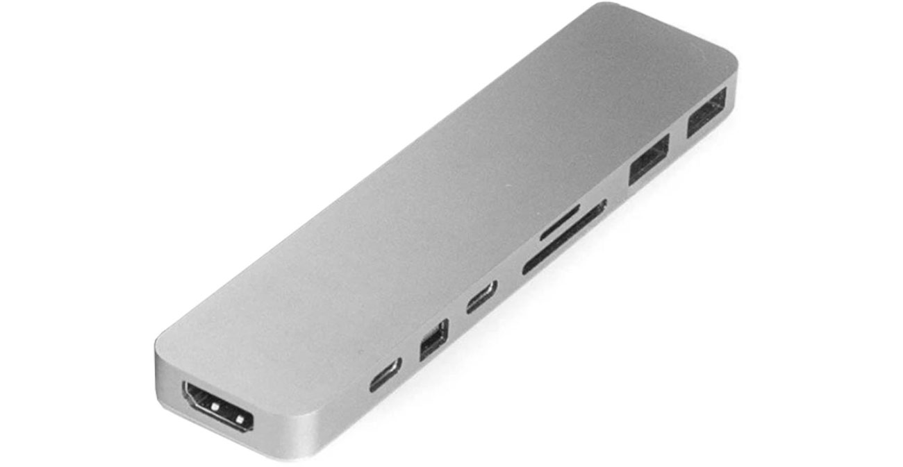 Stacja dokująca Hyper PRO 8-in-2 MacBook Pro Hub silver