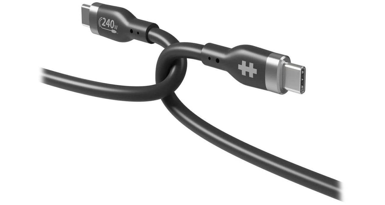 Kabel HyperJuice 240W Silicone USB-C/USB-C 2m black