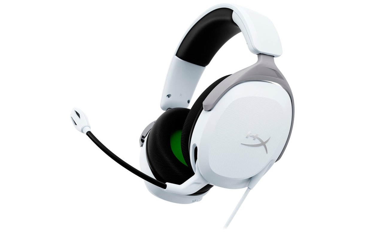 Zestaw słuchawkowy HyperX CloudX Stinger 2 Core do Xbox Biały - Widok od przodu pod kątem