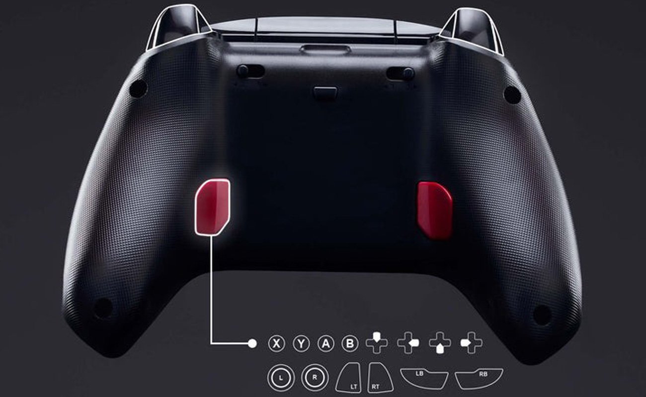 Przewodowy kontroler do Xbox HyperX Clutch Gladiate - Podwójna blokada spustów i programowalne przyciski
