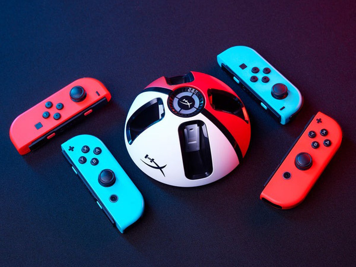 Ładowarka HyperX ChargePlay Quad 2 do Nintendo Switch - Grafika lifestyle