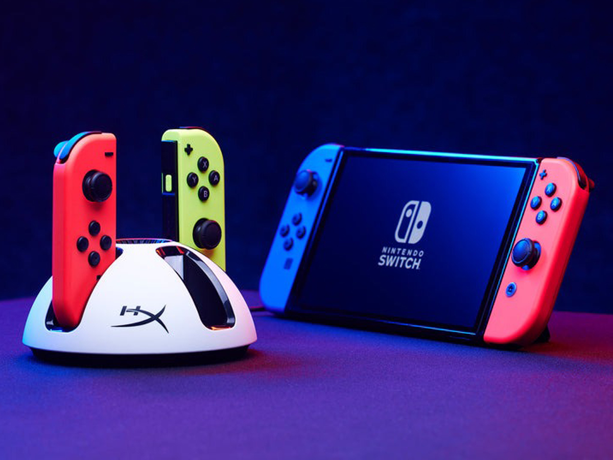 Ładowarka HyperX ChargePlay Quad 2 do Nintendo Switch - Grafika lifestyle