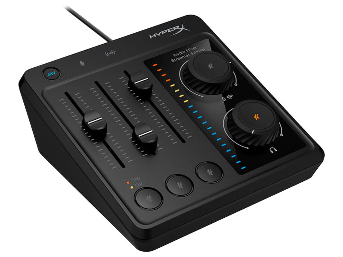 Interfejs audio HyperX Audio Mixer - Widok ogólny