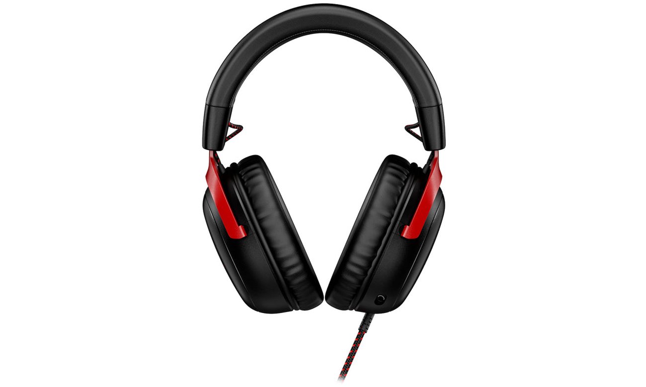 HyperX Cloud III Schwarz-Rot Headset - Vorderansicht