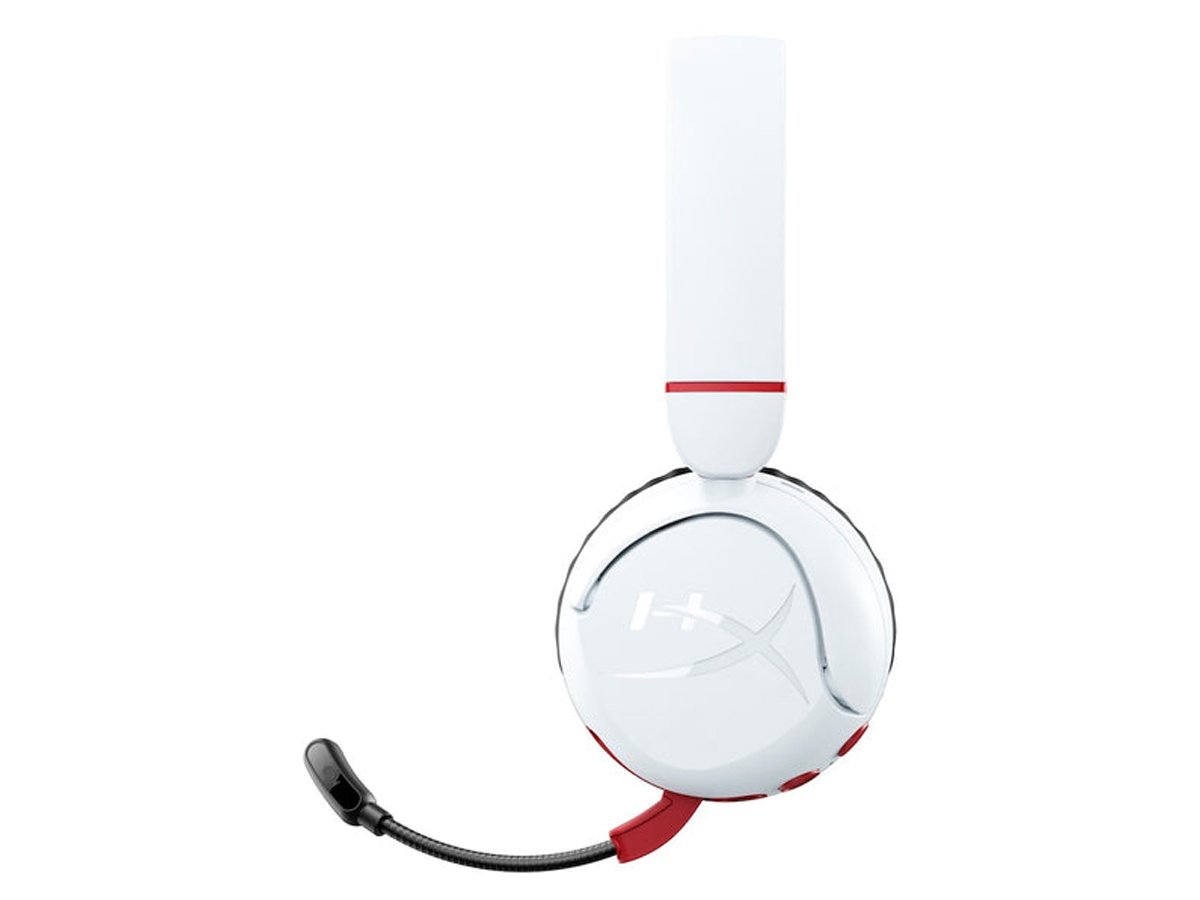 Kabelloses Headset HyperX Cloud Mini Wireless White - Seitenansicht