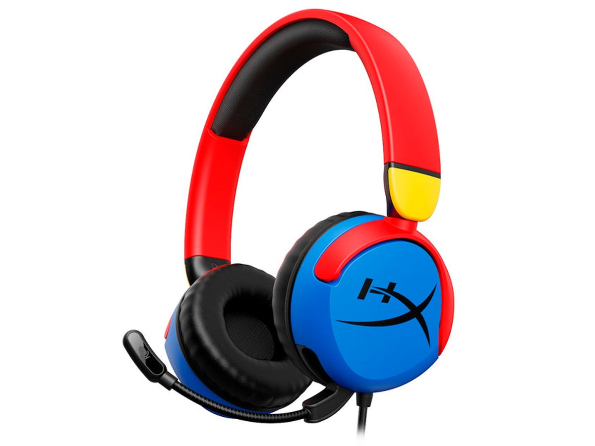 Przewodowy zestaw słuchawkowy HyperX Cloud Mini Multicolor - Widok od przodu pod kątem