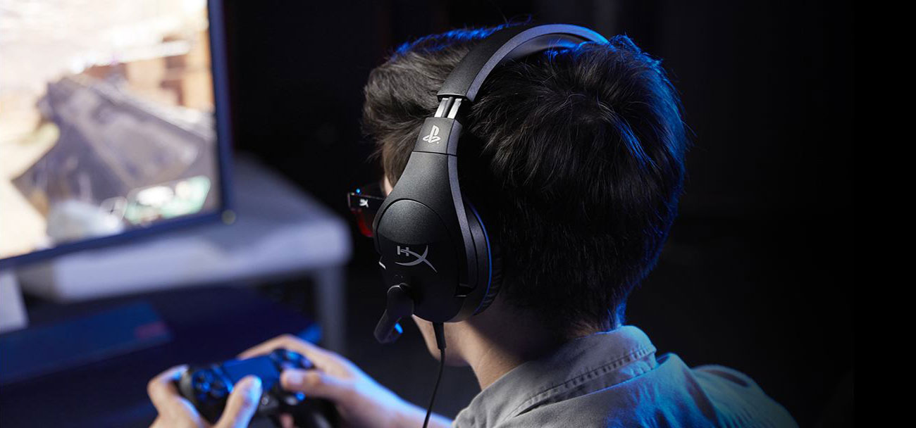 Słuchawki przewodowe HyperX Cloud Stinger for PS4 HX-HSCSS-BK/EM