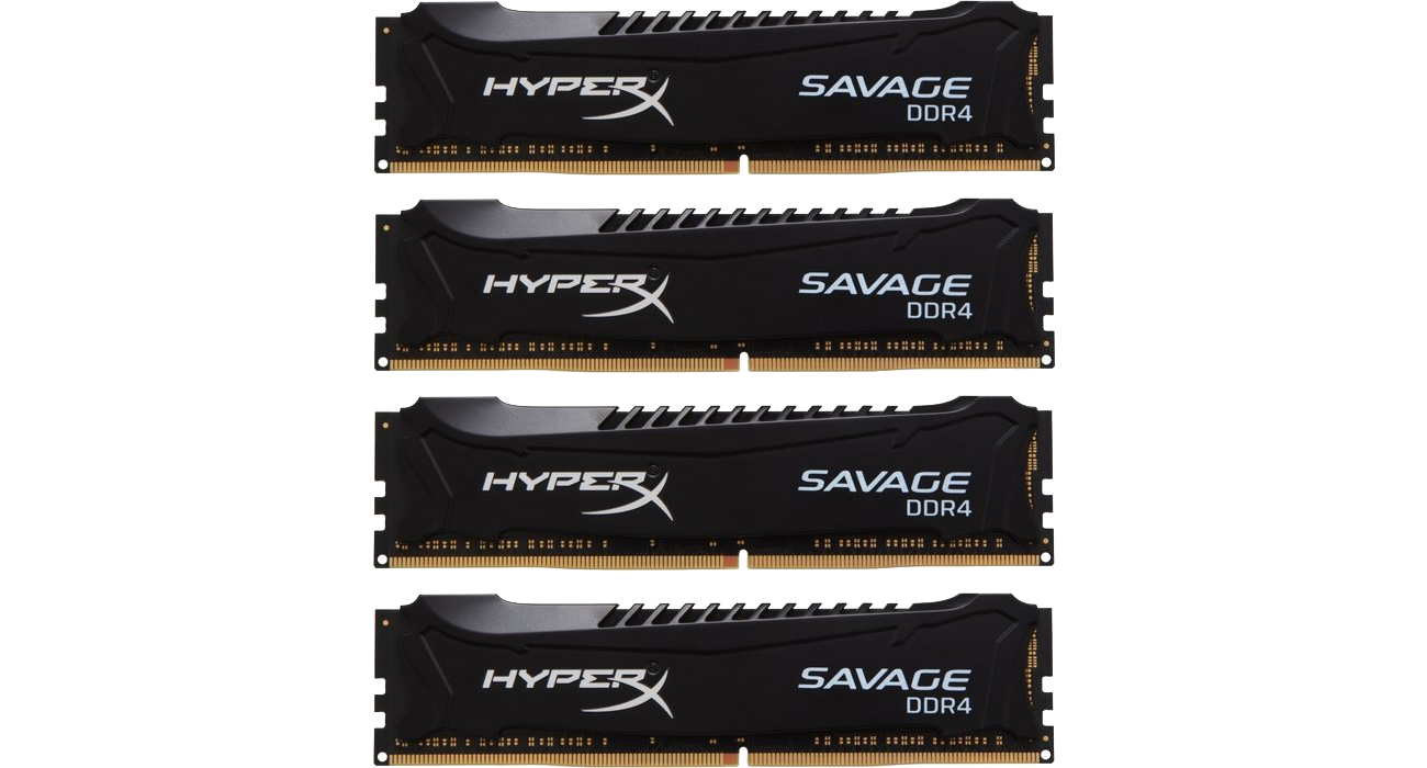 Pamięć DDR4 HyperX 32GB 2400MHz Savage Black CL12 4x8192