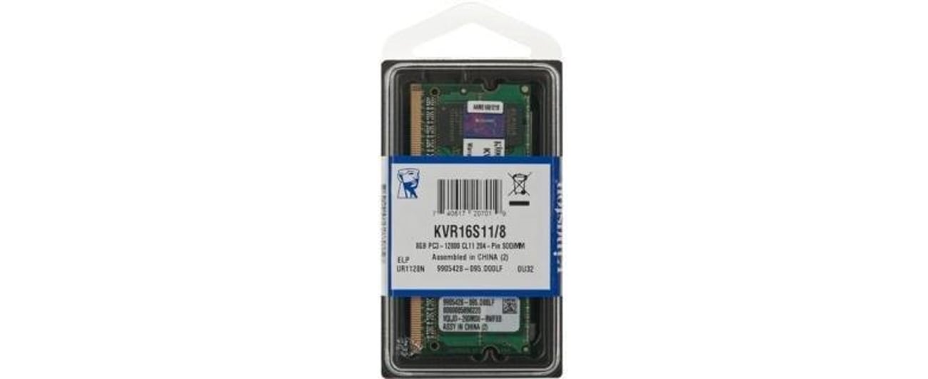 Pamięć SODIMM DDR3 Kingston 8GB 1600MHz