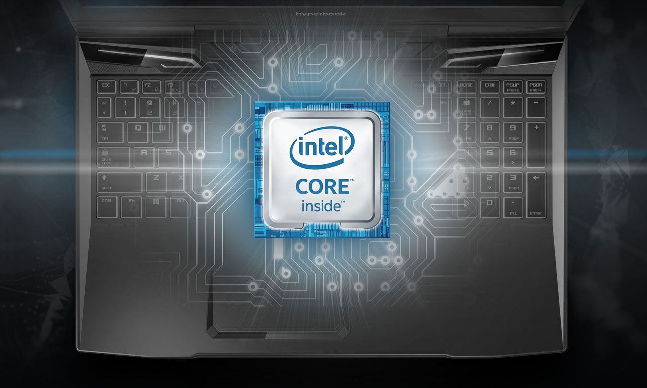 Hyperbook MK55 Pulsar Procesor Intel Core i7 ósmej generacji