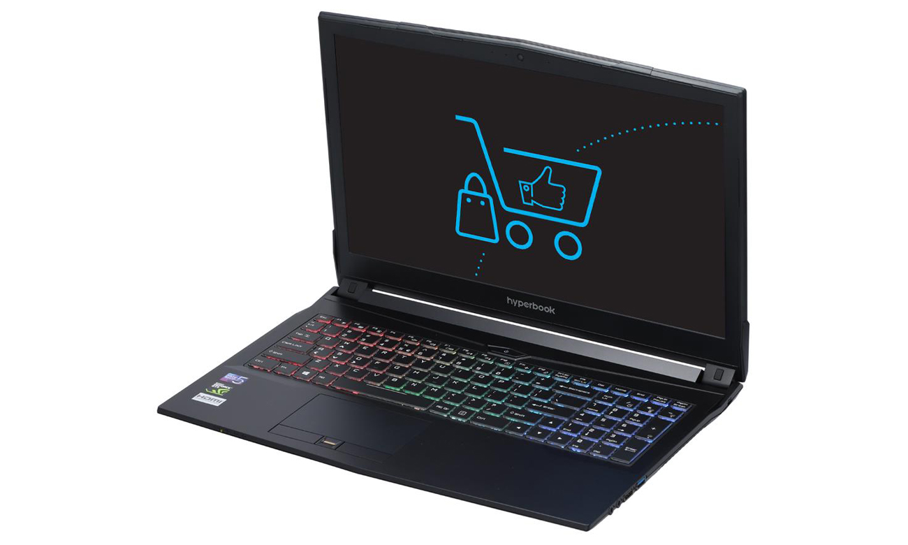Hyperbook N85S Smukły, lekki i solidny