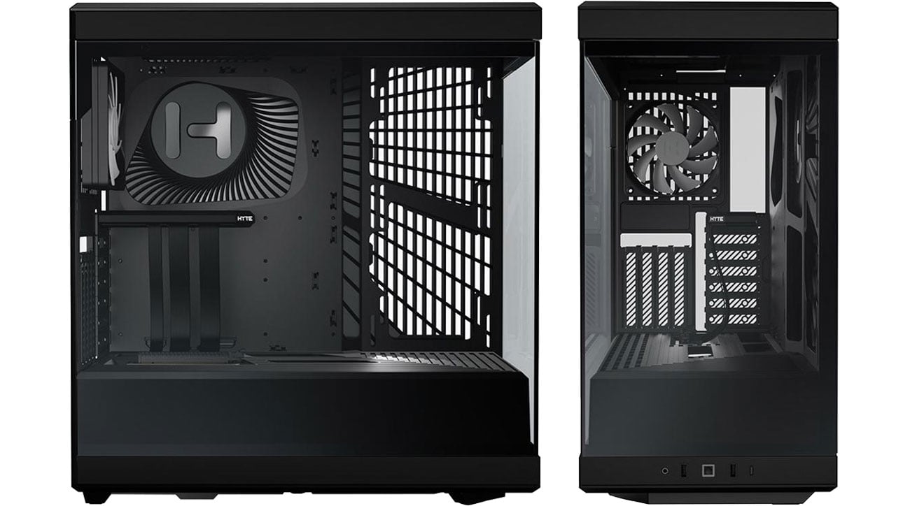 Hyte Y40 Black Wnętrze