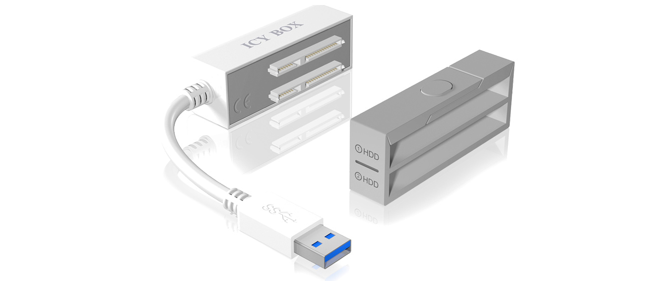 ICY BOX Dual-Adapter dla 2x2,5 SATA